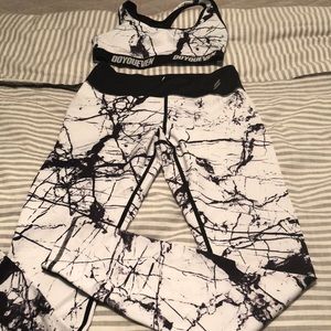 Do You Even workout bra and leggings